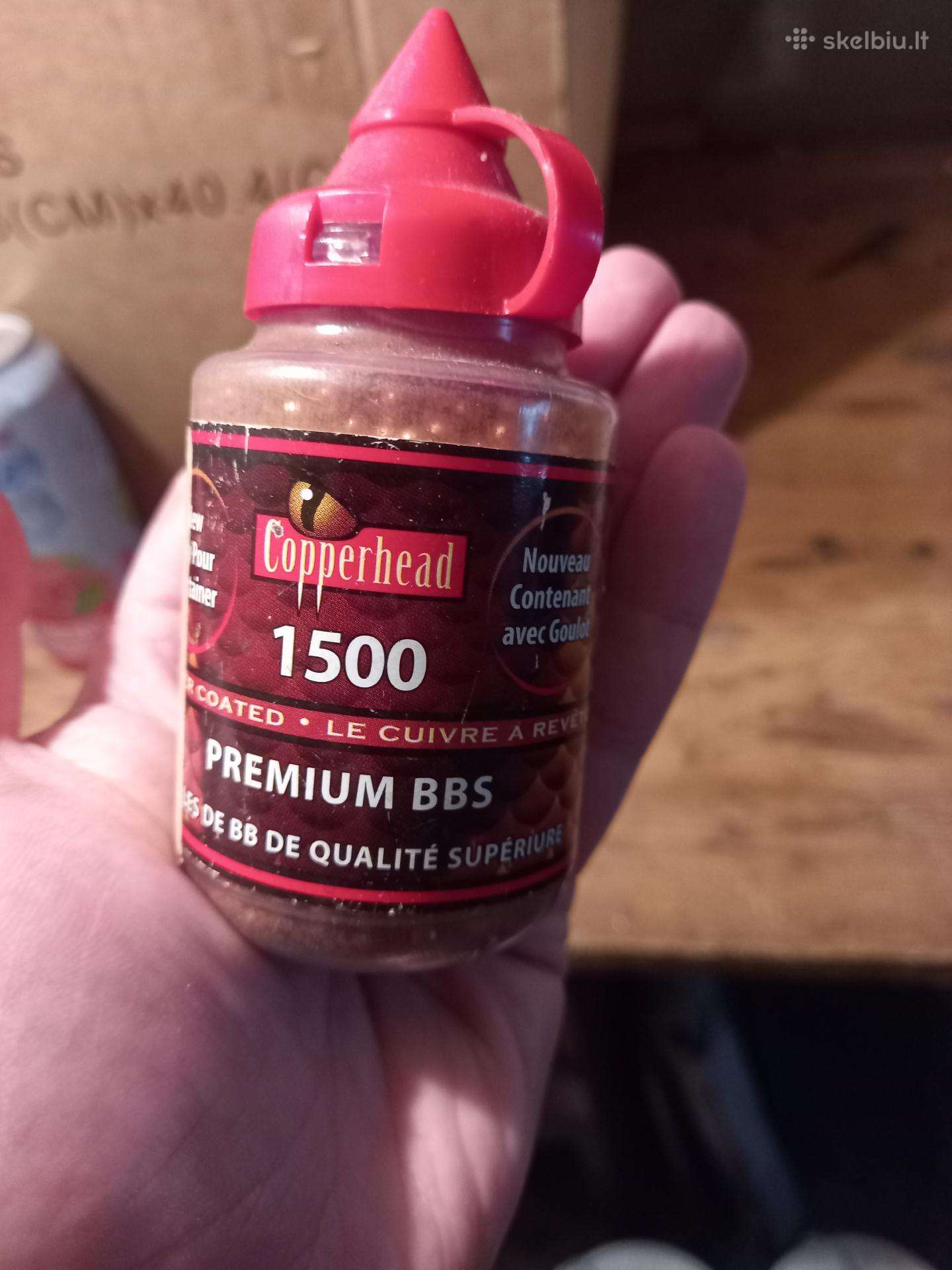 Visiškai Nauji plieniniai šratai Copperhead 1500