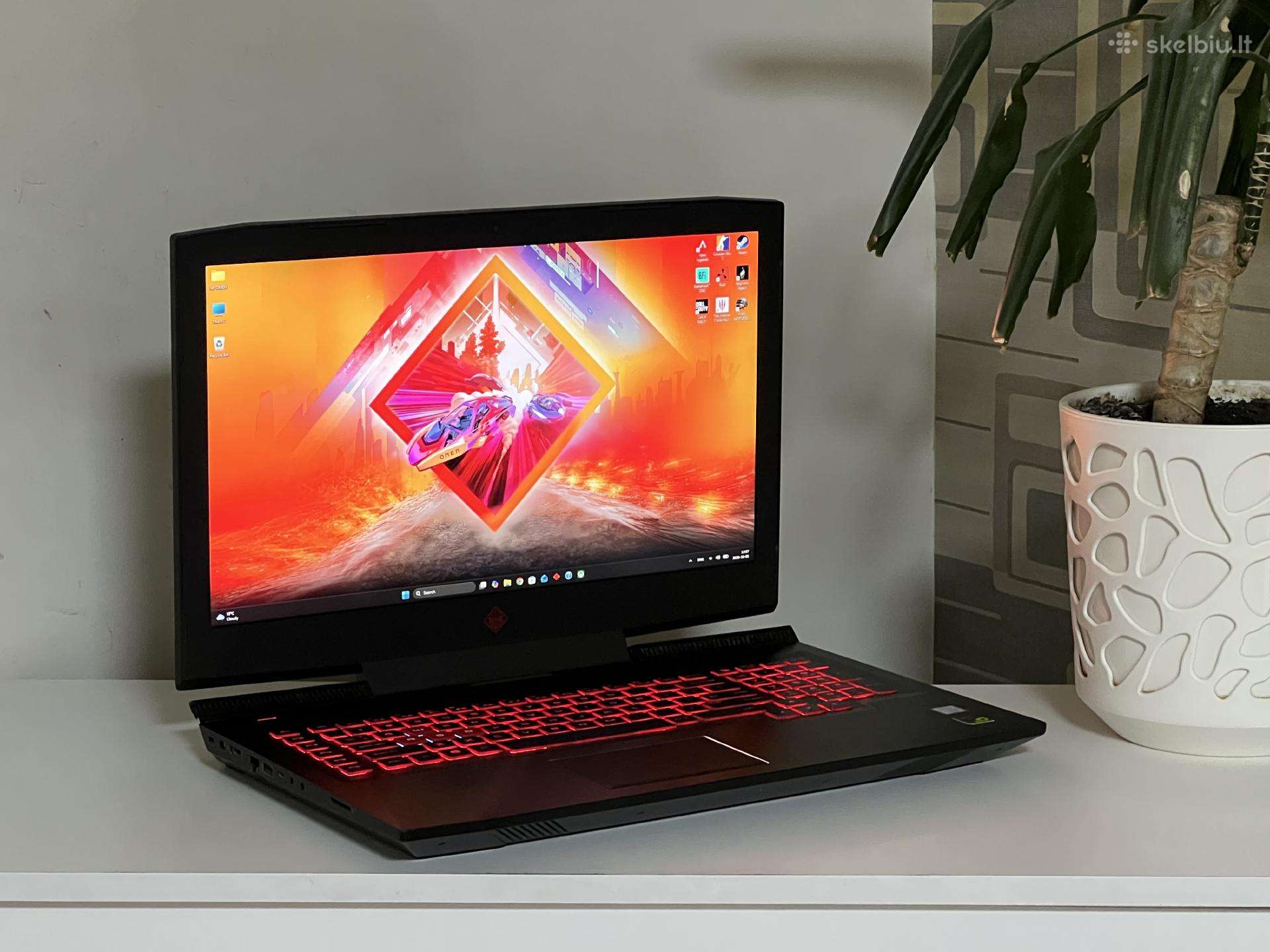 Parduodamas Hp Omen su Gtx 1060, 17.3 120hz, 1tb.