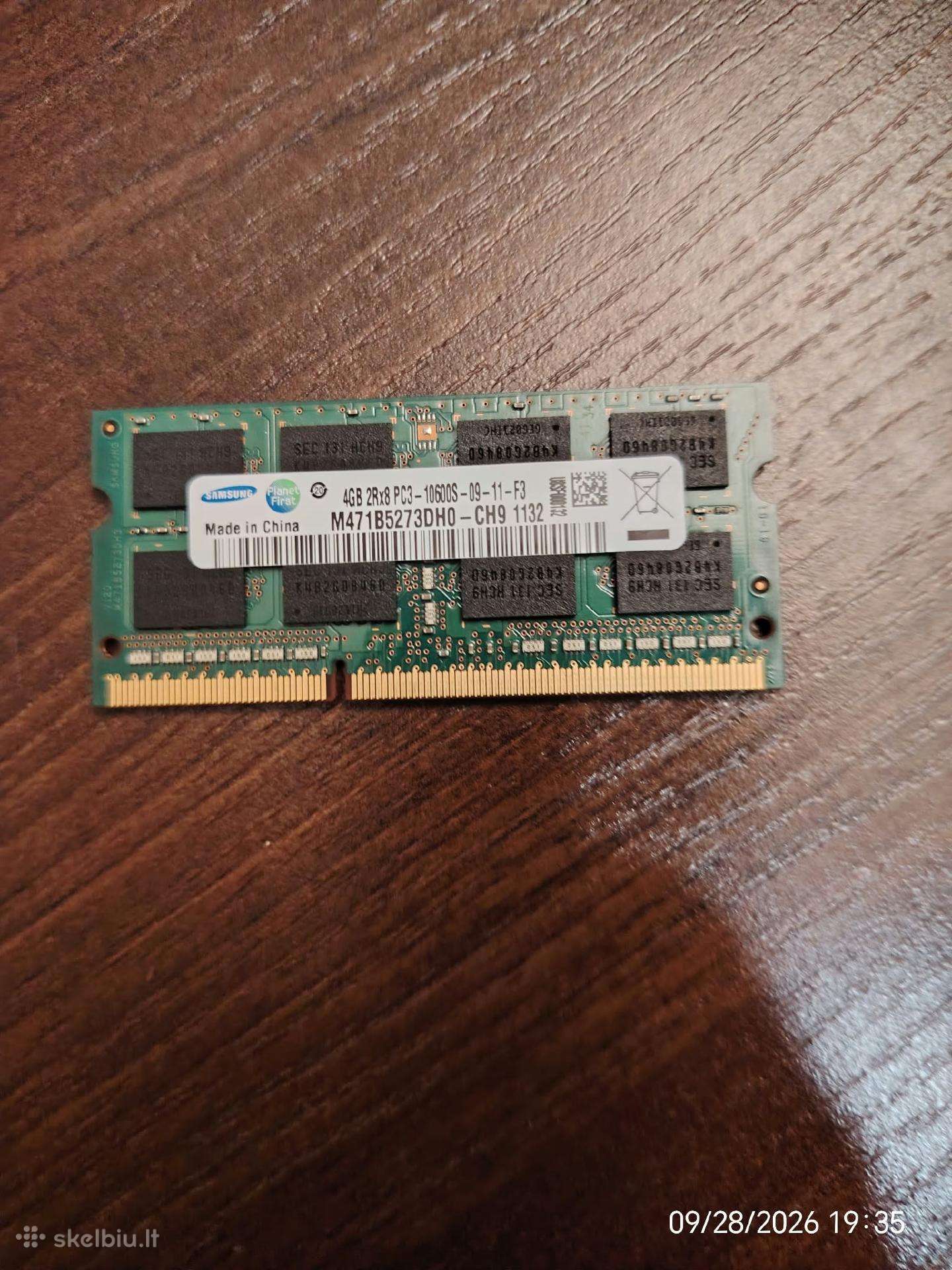 RAM 4gb (1x4gb) Ddr3 1333mhz