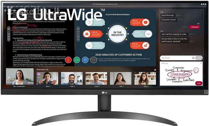 Monitorius LG 29wp500-b, Ips, 75 Hz, Wfhd, 29*