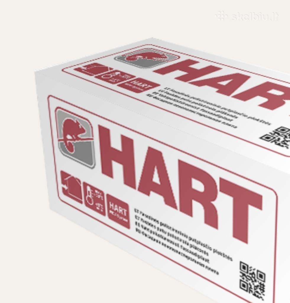 Likutis polistirolo grindims Hart Eps 80