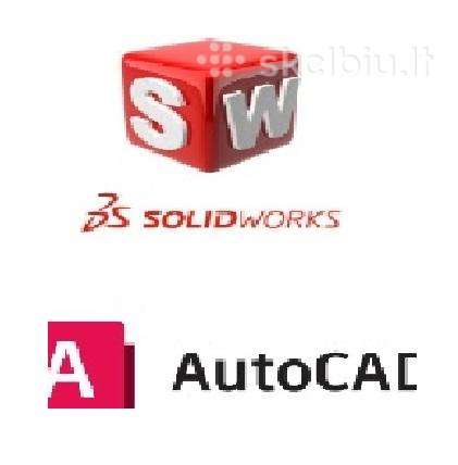 Autocad, Solidworks projektavimas