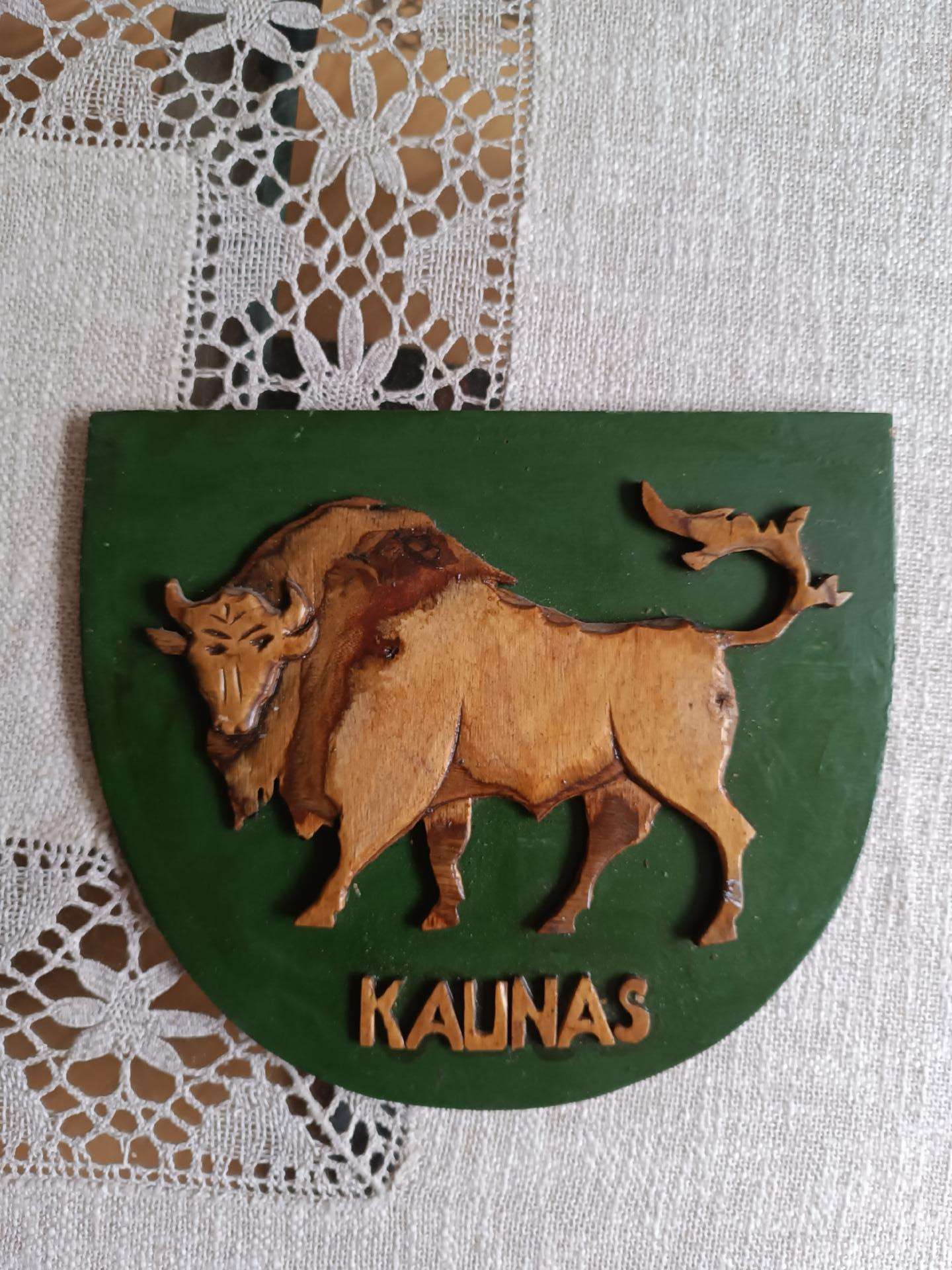 Vintažinis Kauno miesto herbas