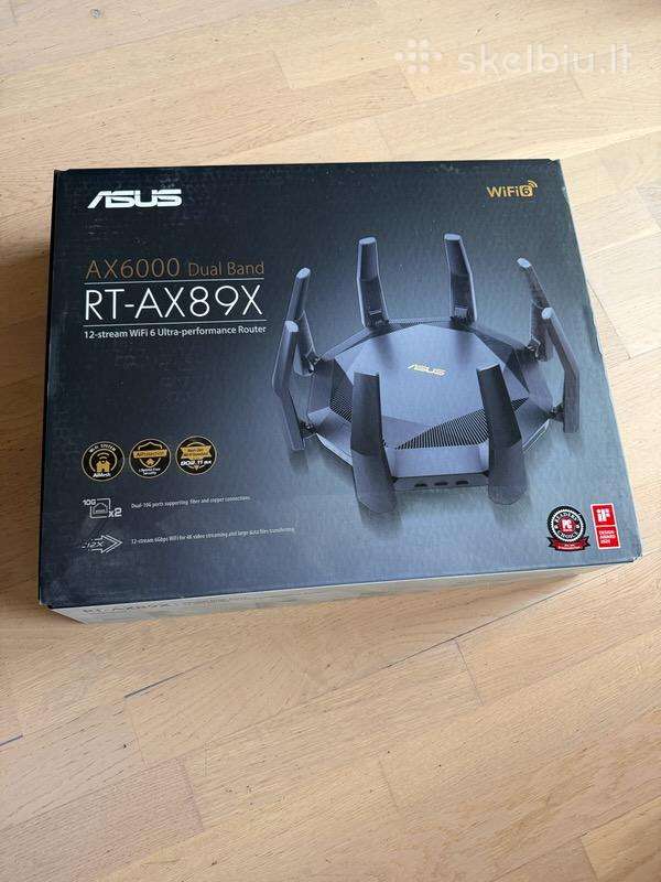 Asus Ax89x routeris naudotas, geros būklės
