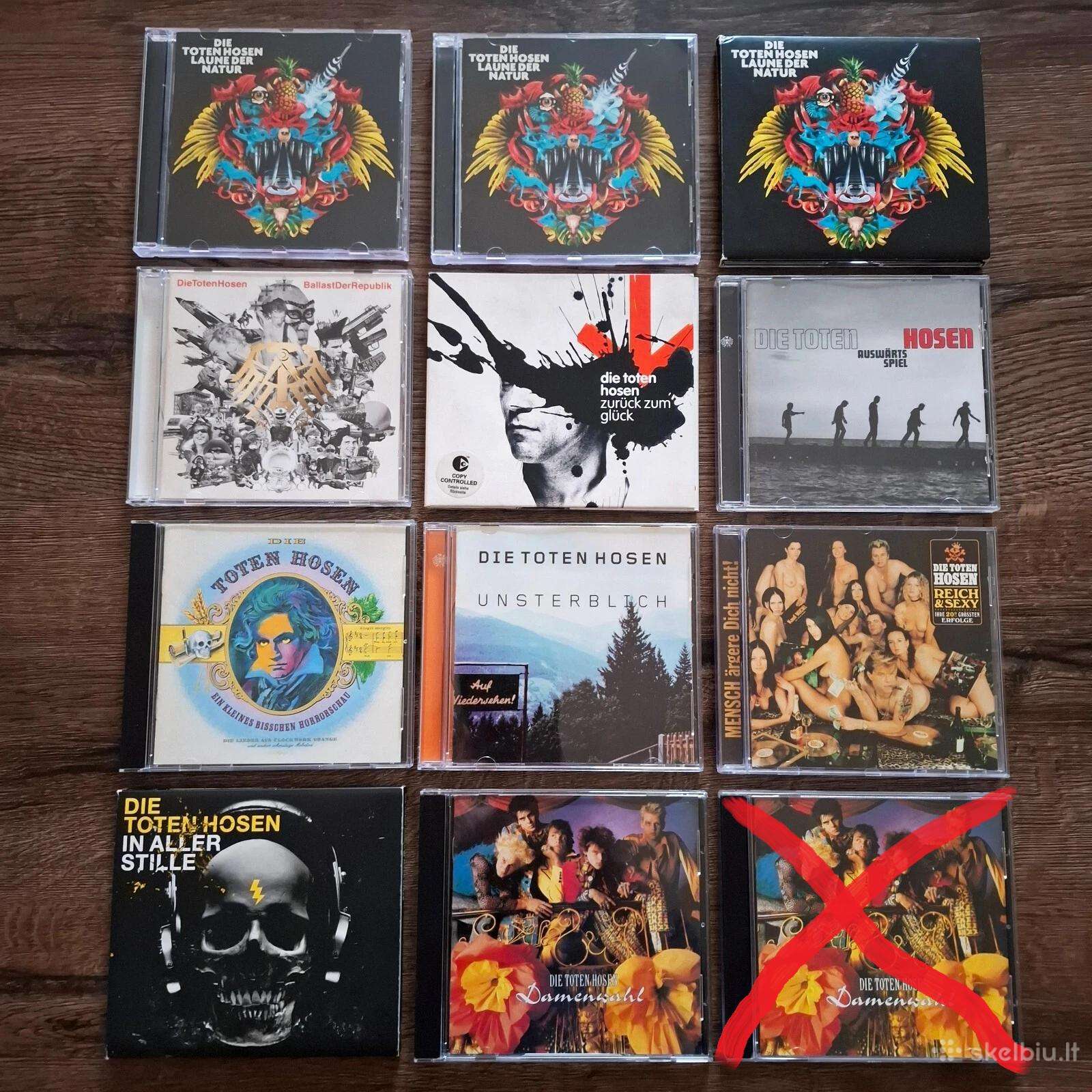 Die Toten Hosen - rock CD albumų kolekcija