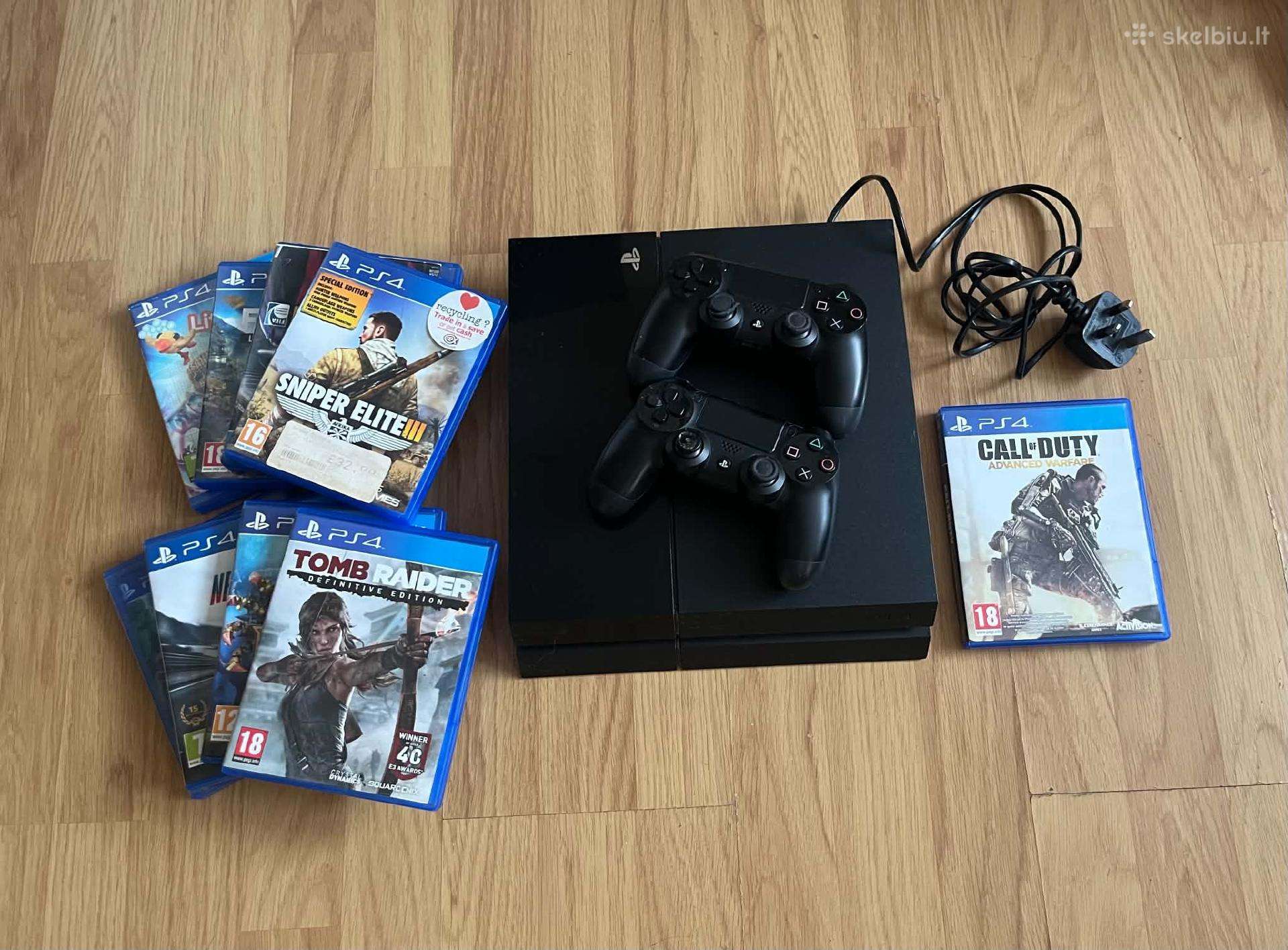 Playstation 4 ir 9 žaidimai