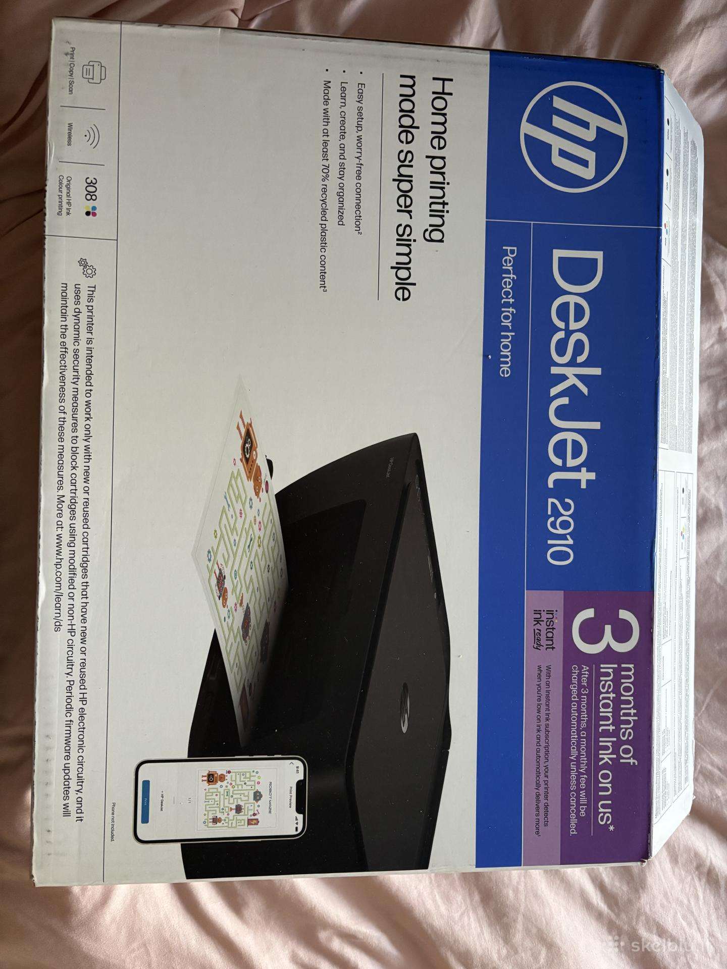 Naujas Deskjet 2910 spausdintuvas