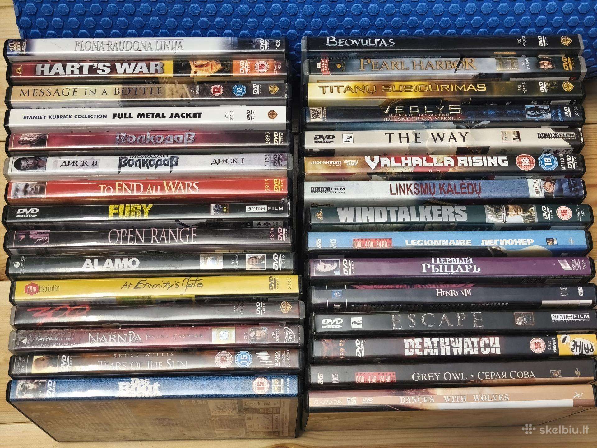 Originalių Dvd filmų kolekcija