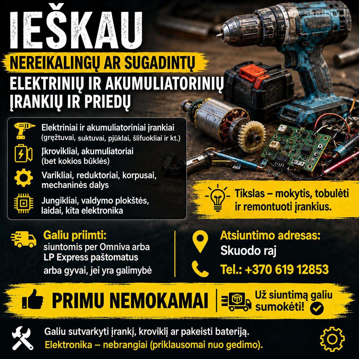 Nemokamai ieškau