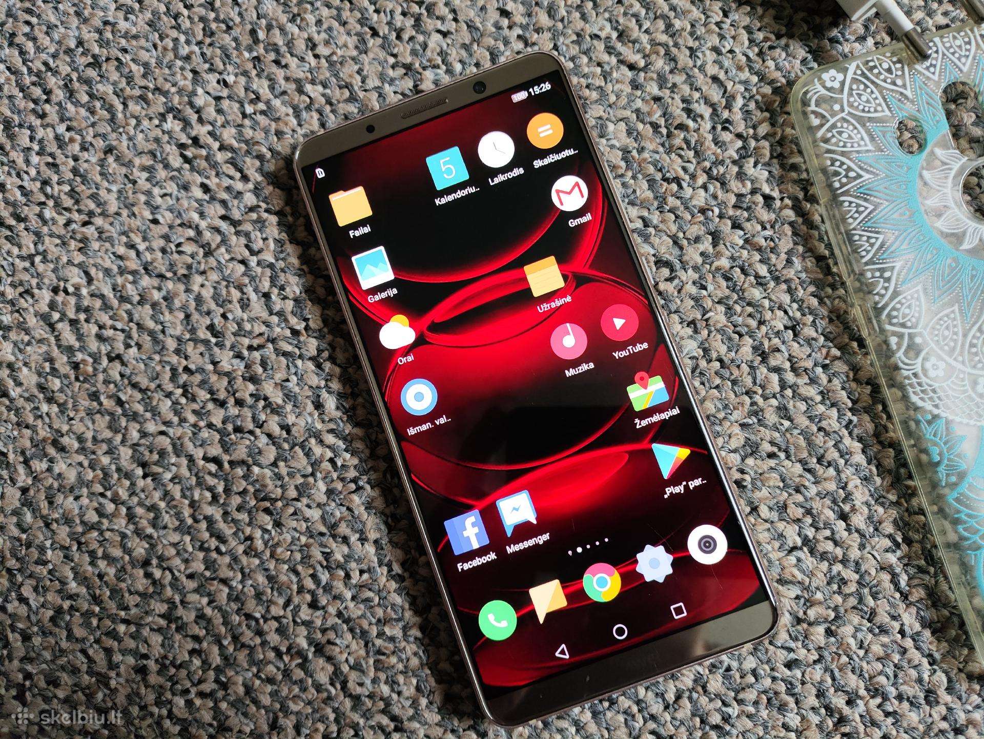 Huawei mate 10 pro labai geros būklės