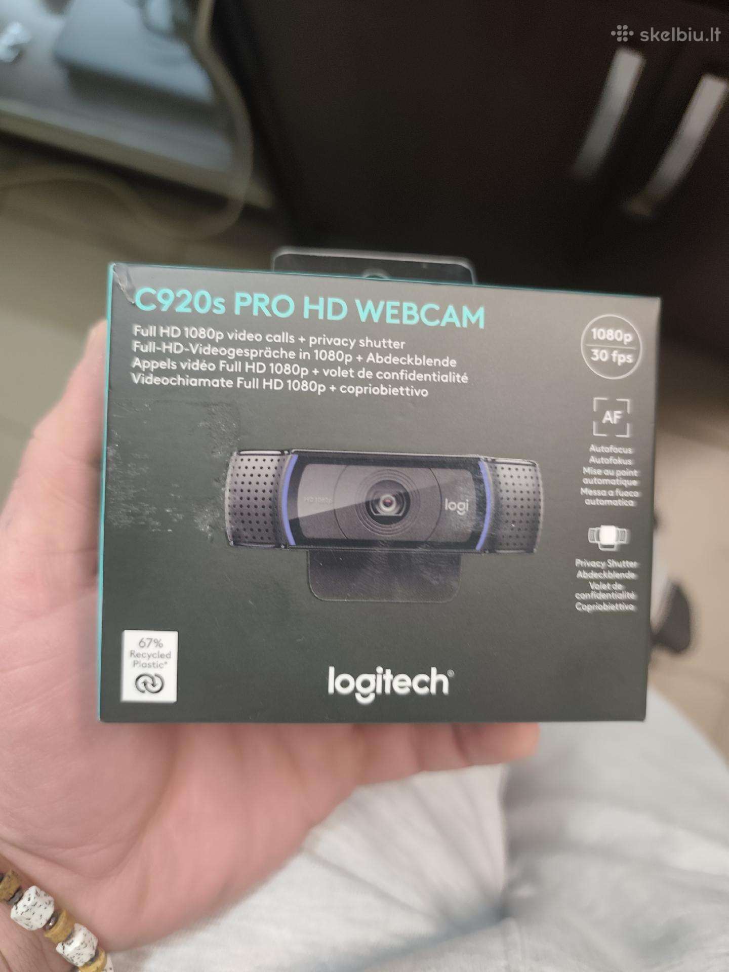 Logitech C920s Pro HD webcam