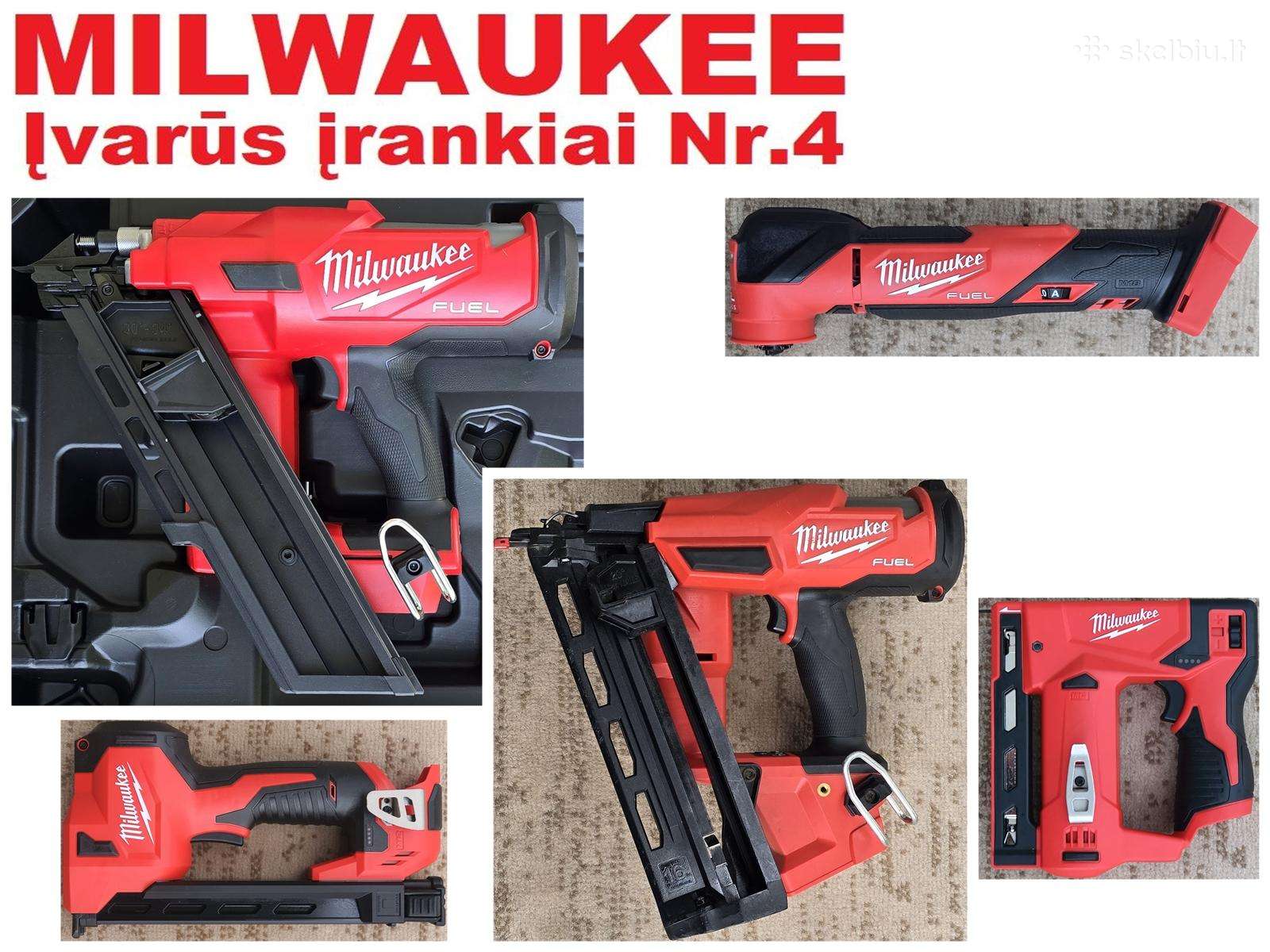 Milwaukee įvairūs įrankiai 4