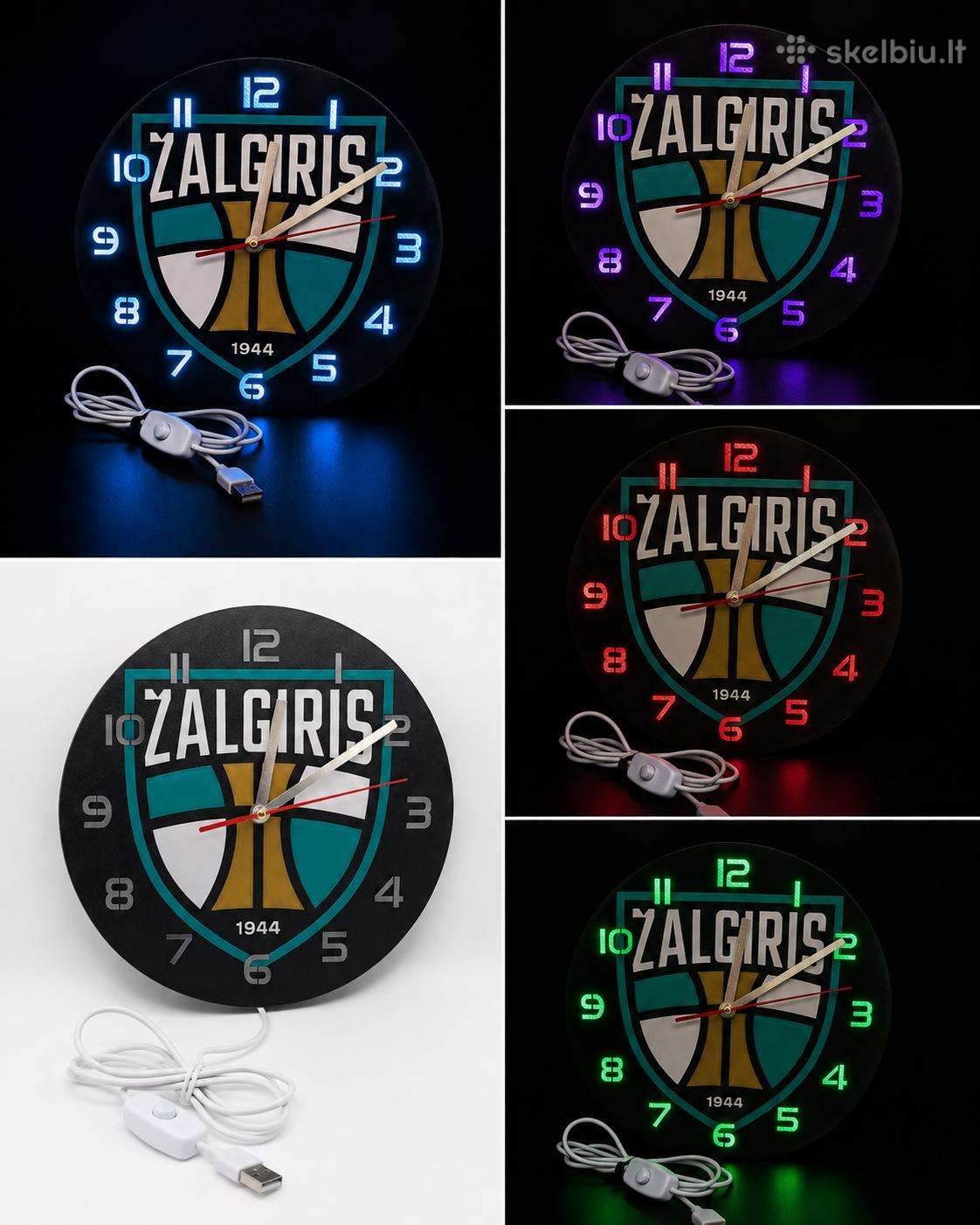Sieninis laikrodis Žalgiris