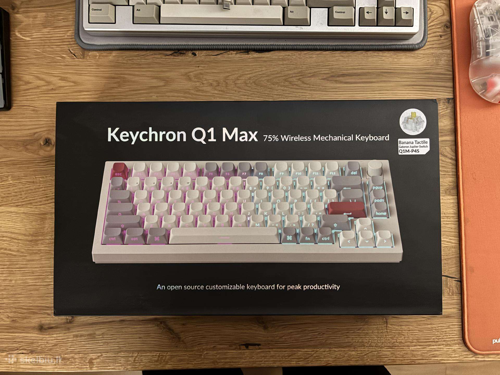 Keychron Q1 Max Belaidė Mechaninė Klaviatūra
