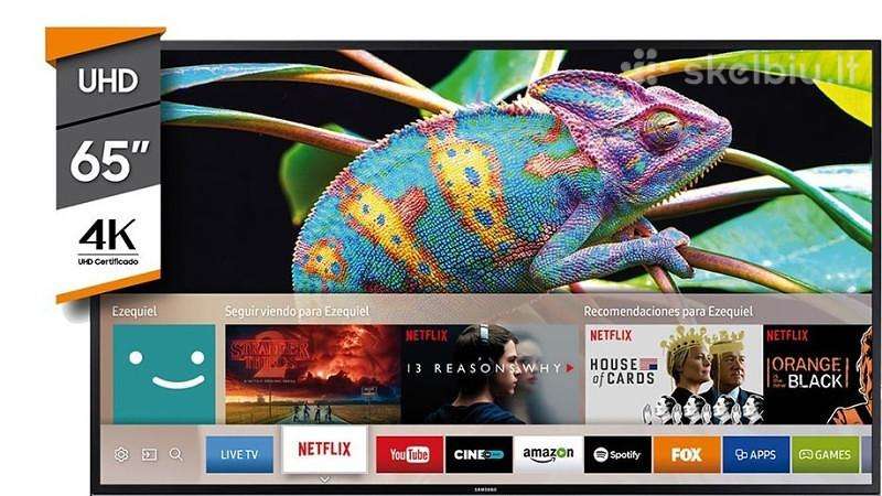 Samsung 65" 165cm Smart 4k 2024m.