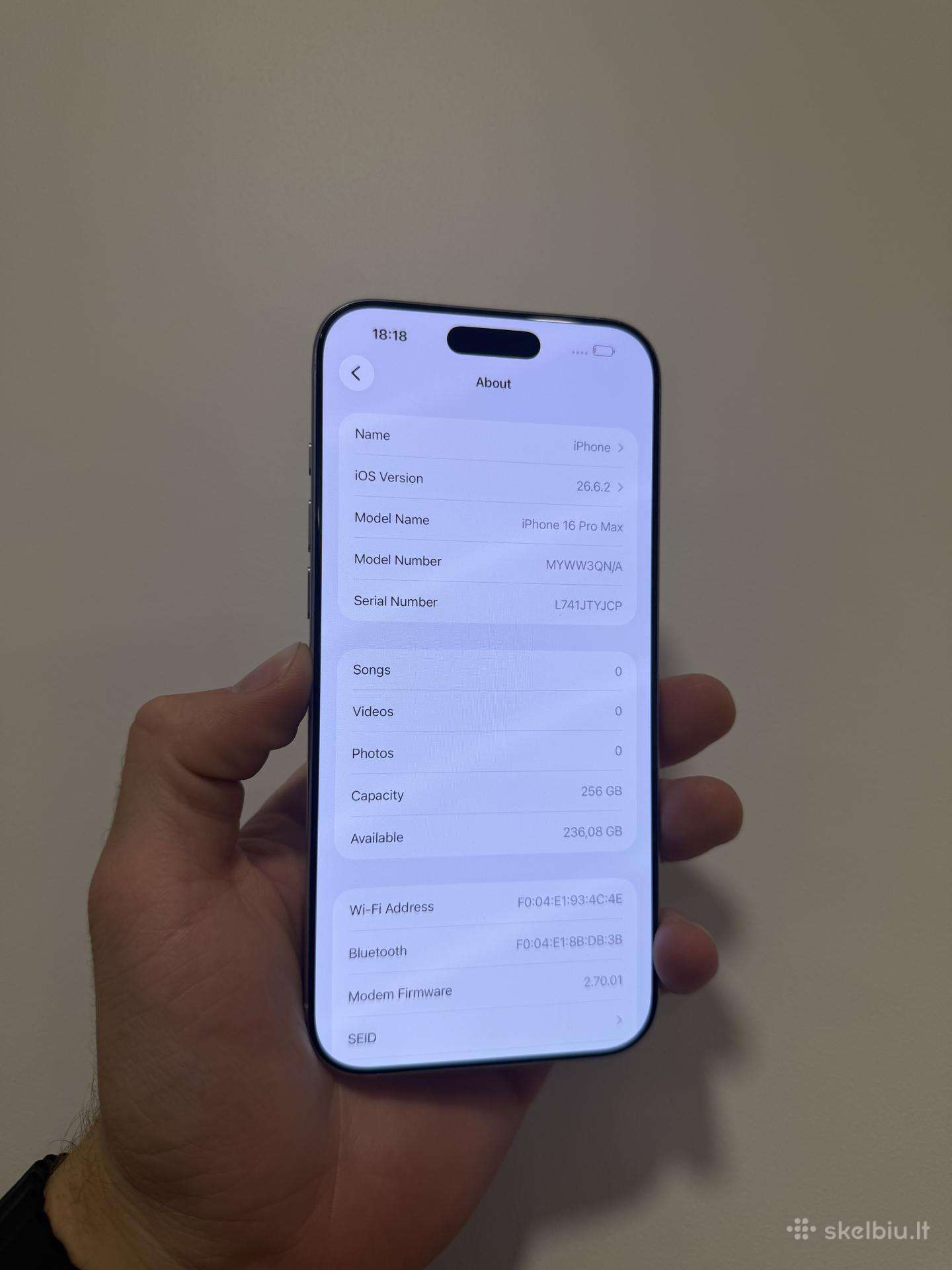 iPhone 16 Pro Max 256