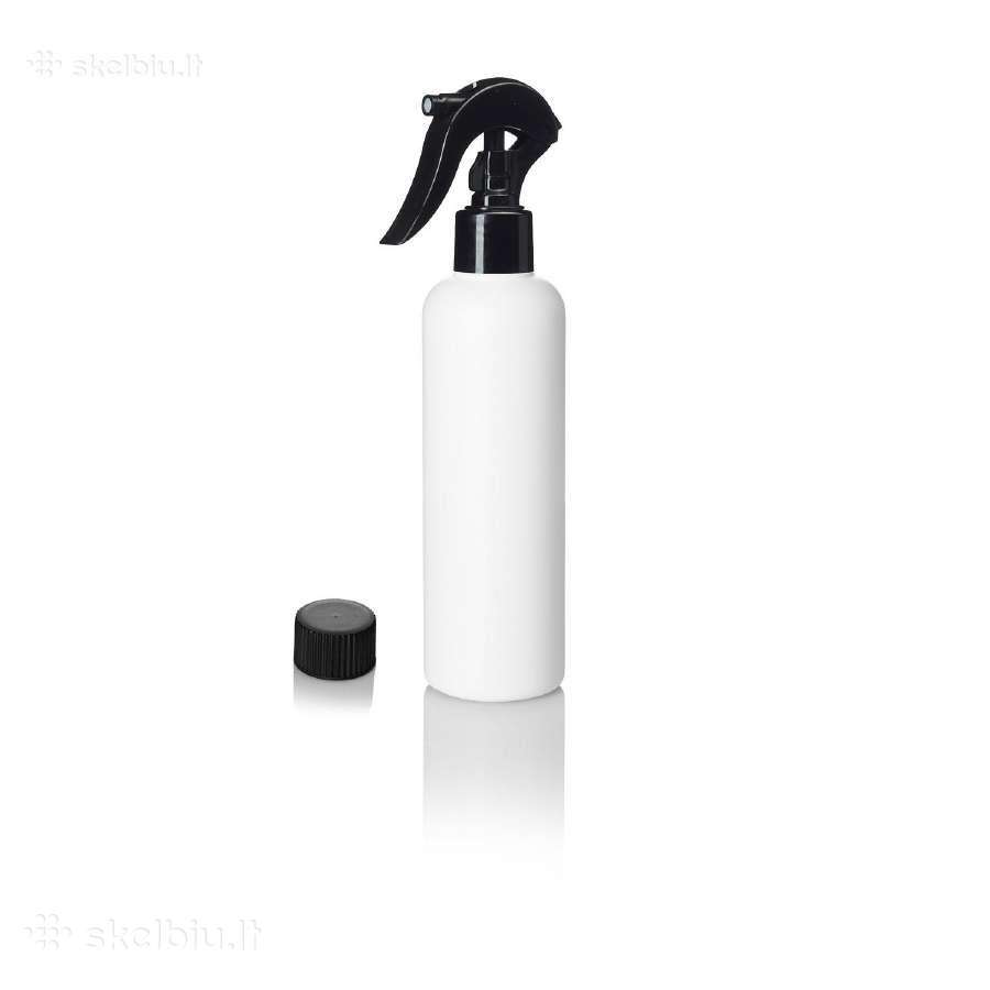 250 ml Hdpe buteliukai 24/410 su purkštukais