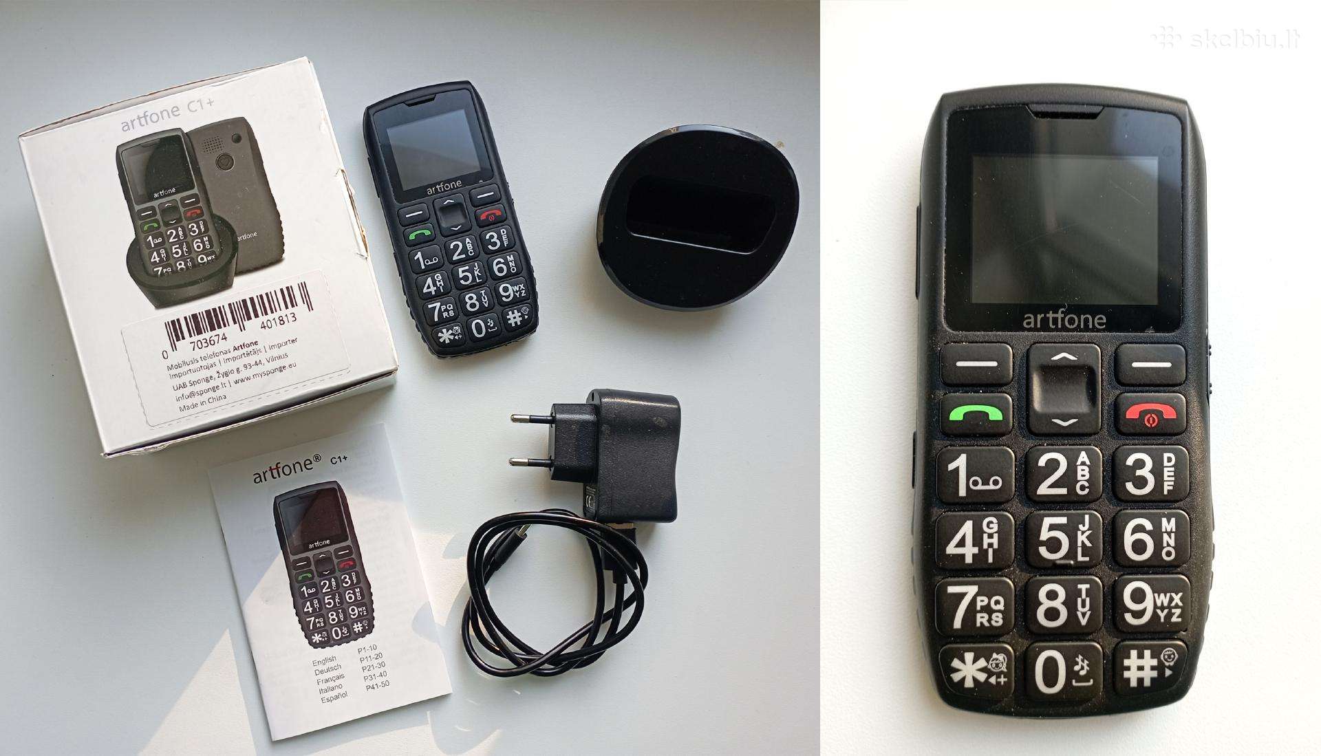 Senjorų mobilusis telefonas Artfone C1+