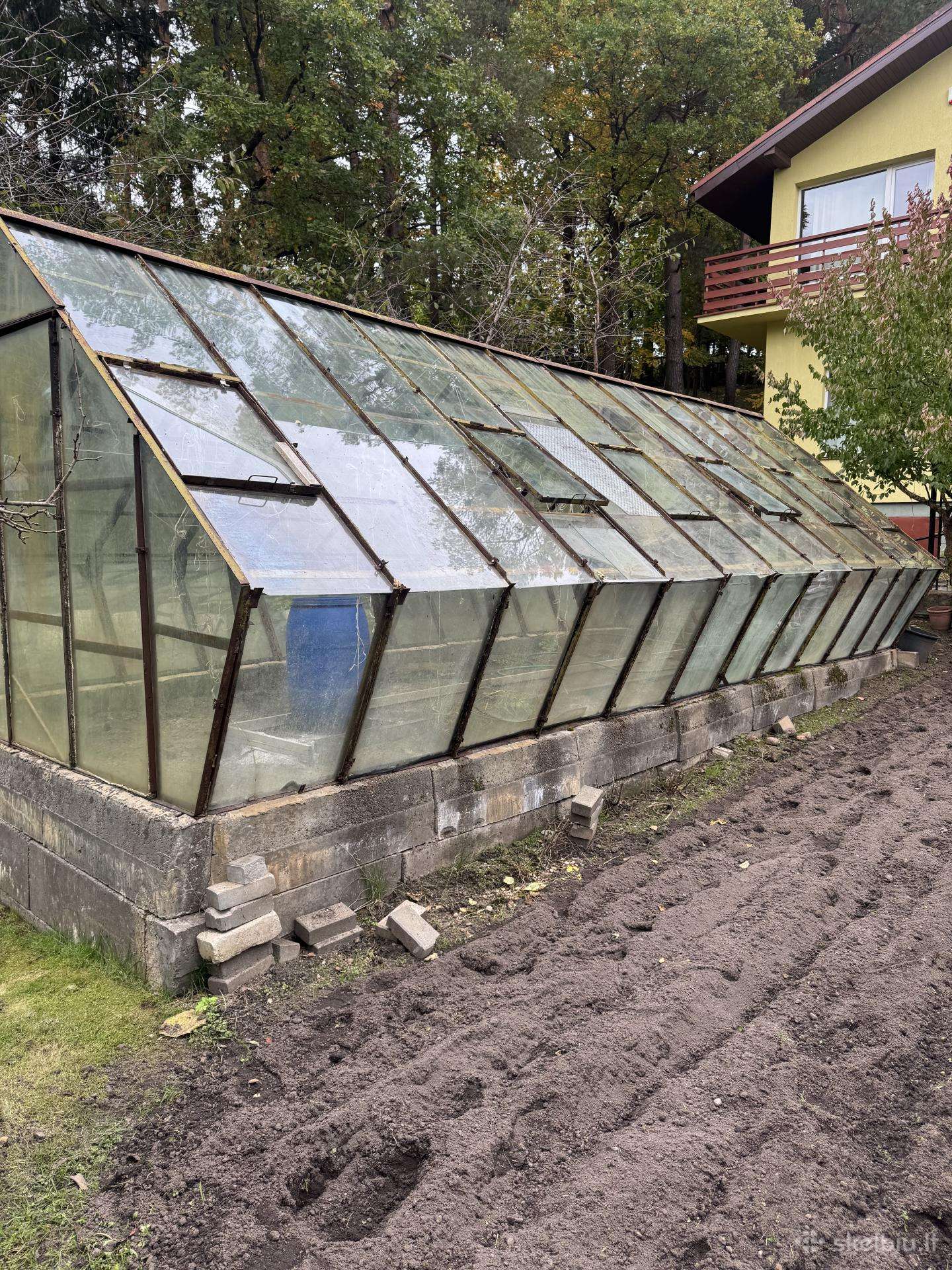 Nemokamai atiduodamas stiklinis šiltnamis