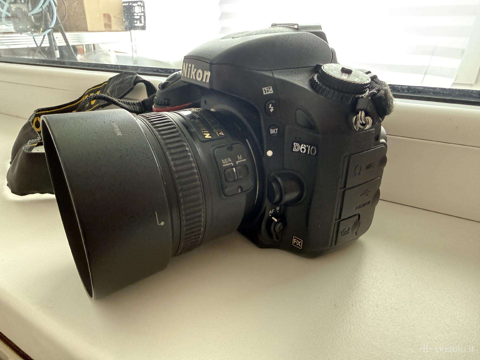 Nikon D610 + Nikkor 50mm 1.8