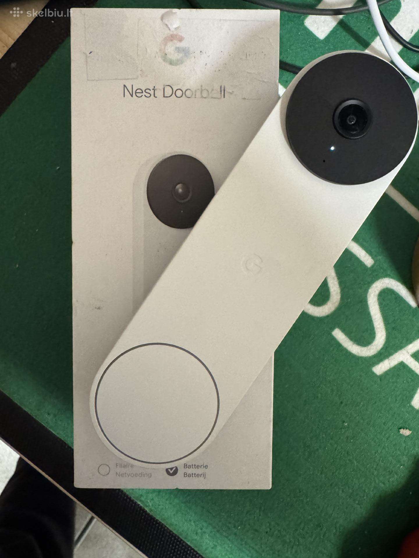 Belaidis durų skambutis Google Nest