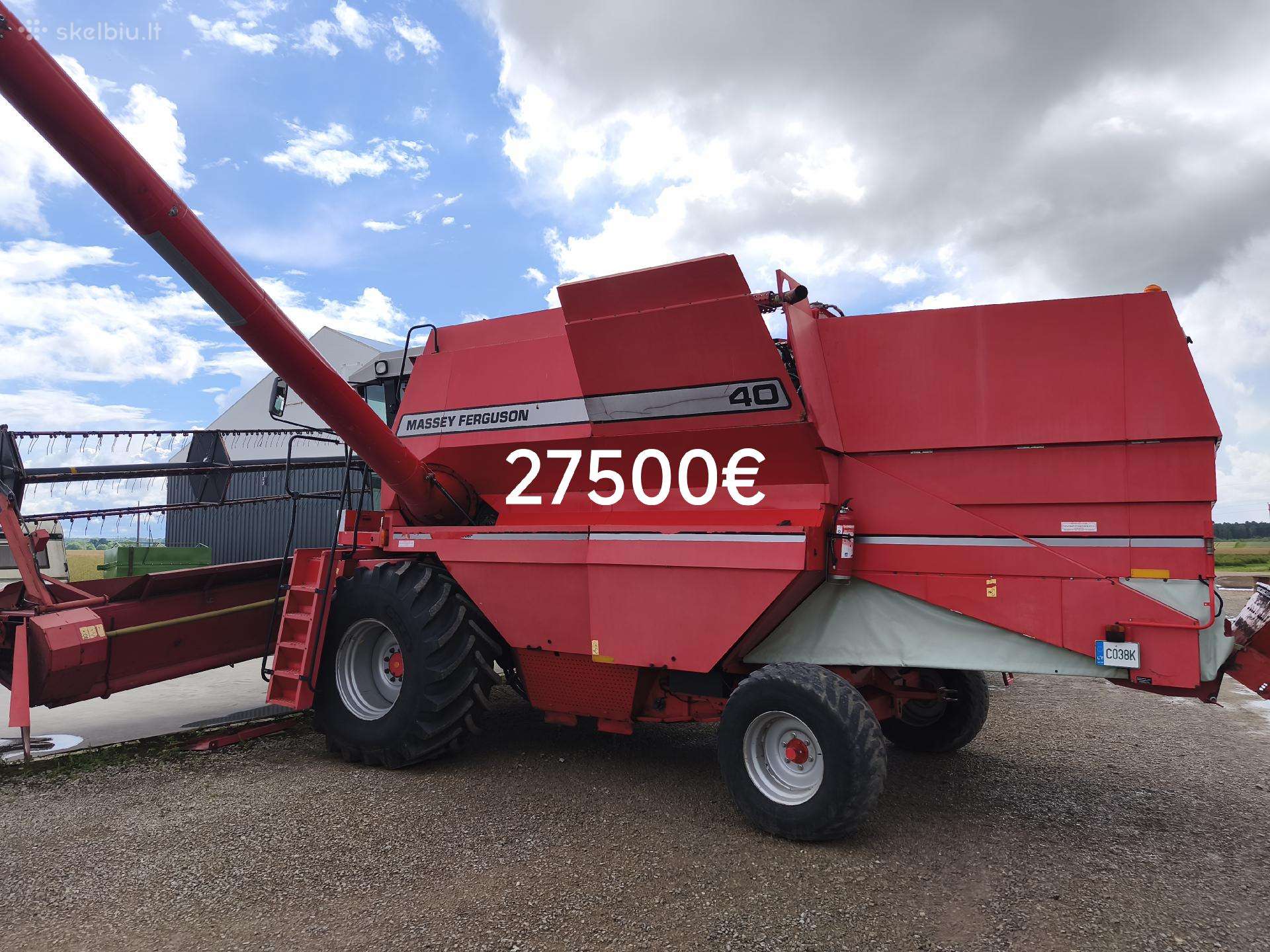 Massey Ferguson 40, комбайны