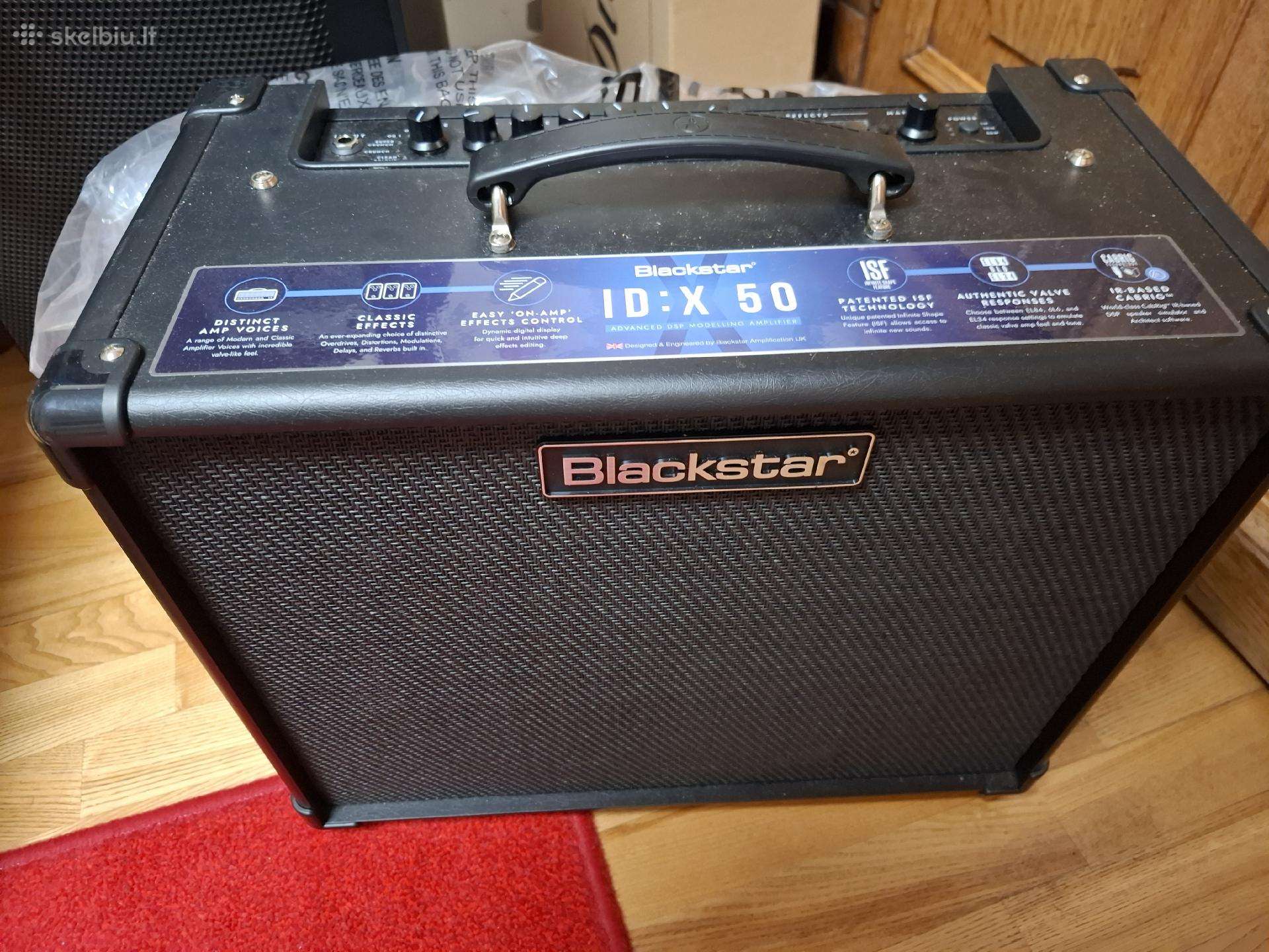 Naujas gitarinis kubas Blackstar Id X50