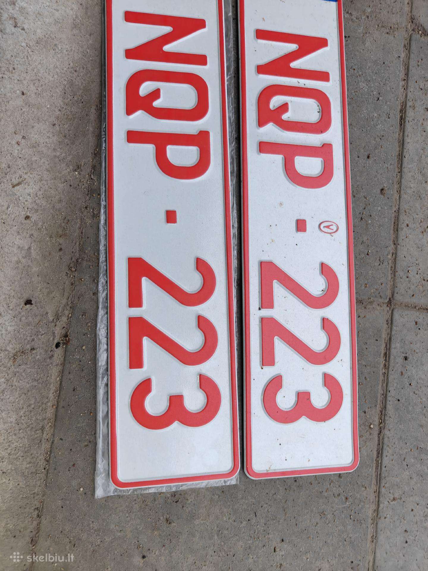 Belgiskos numerio lenteles siuvenyras