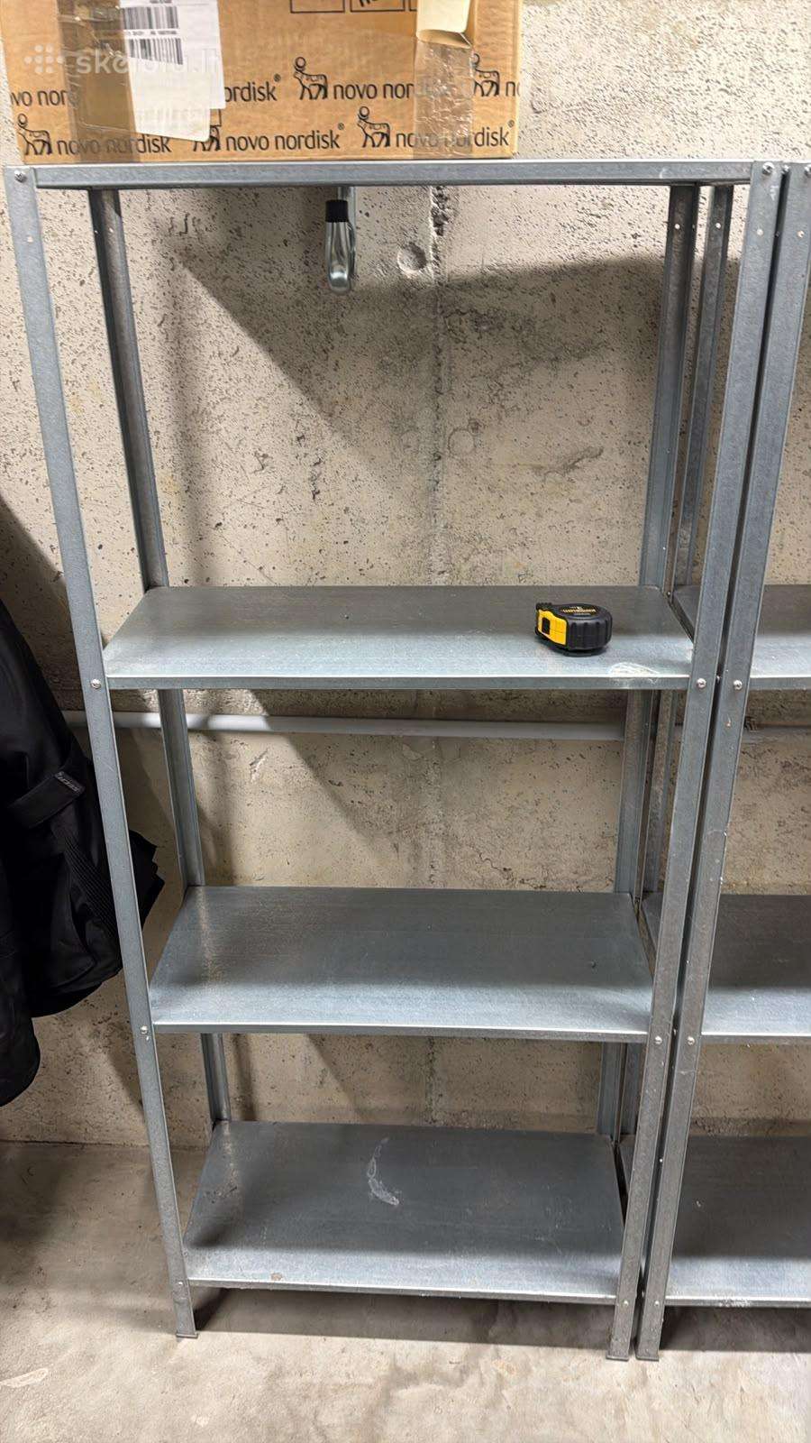 Metaliniai sandėliavimo stelažai Ikea Hyllis