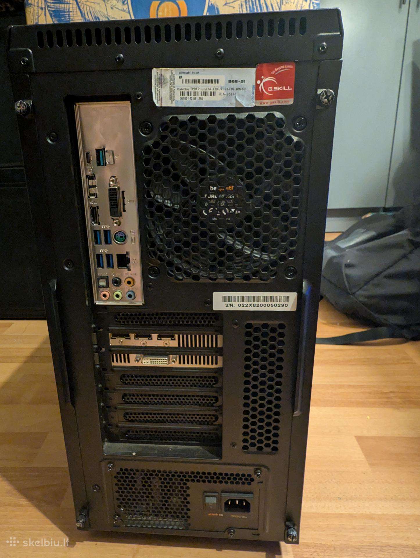 I7-7700k, 32 GB RAM, Gtx 750 Ti Pc