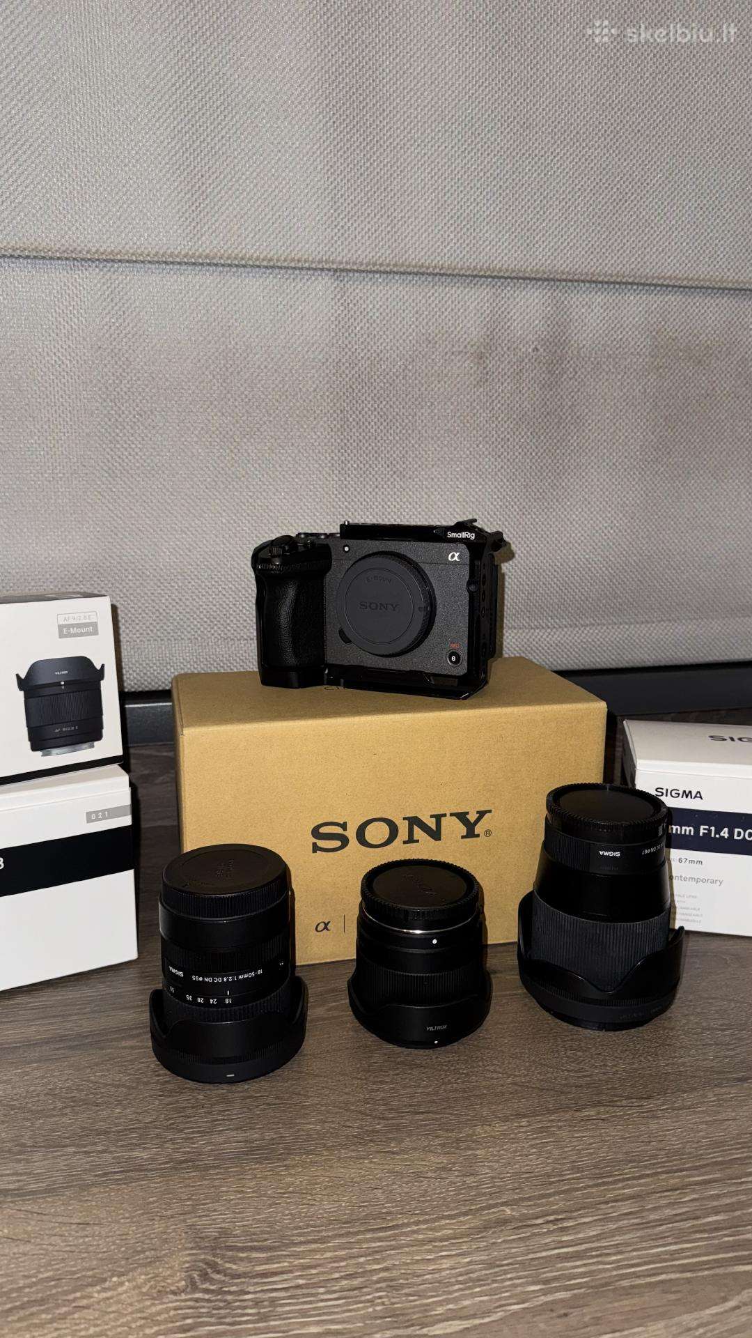 Parduodu Sony Fx30 Aps-c setupą