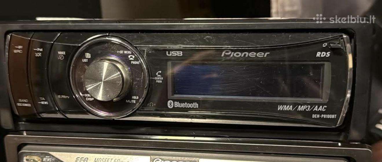 Pioneer deh-p8100bt su grafika - delfinai formulės