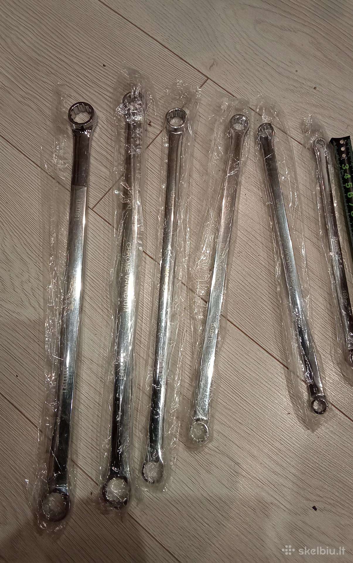 Raktu komplektas tiesiu ilgu 8,9,10,11,12,13 t.t
