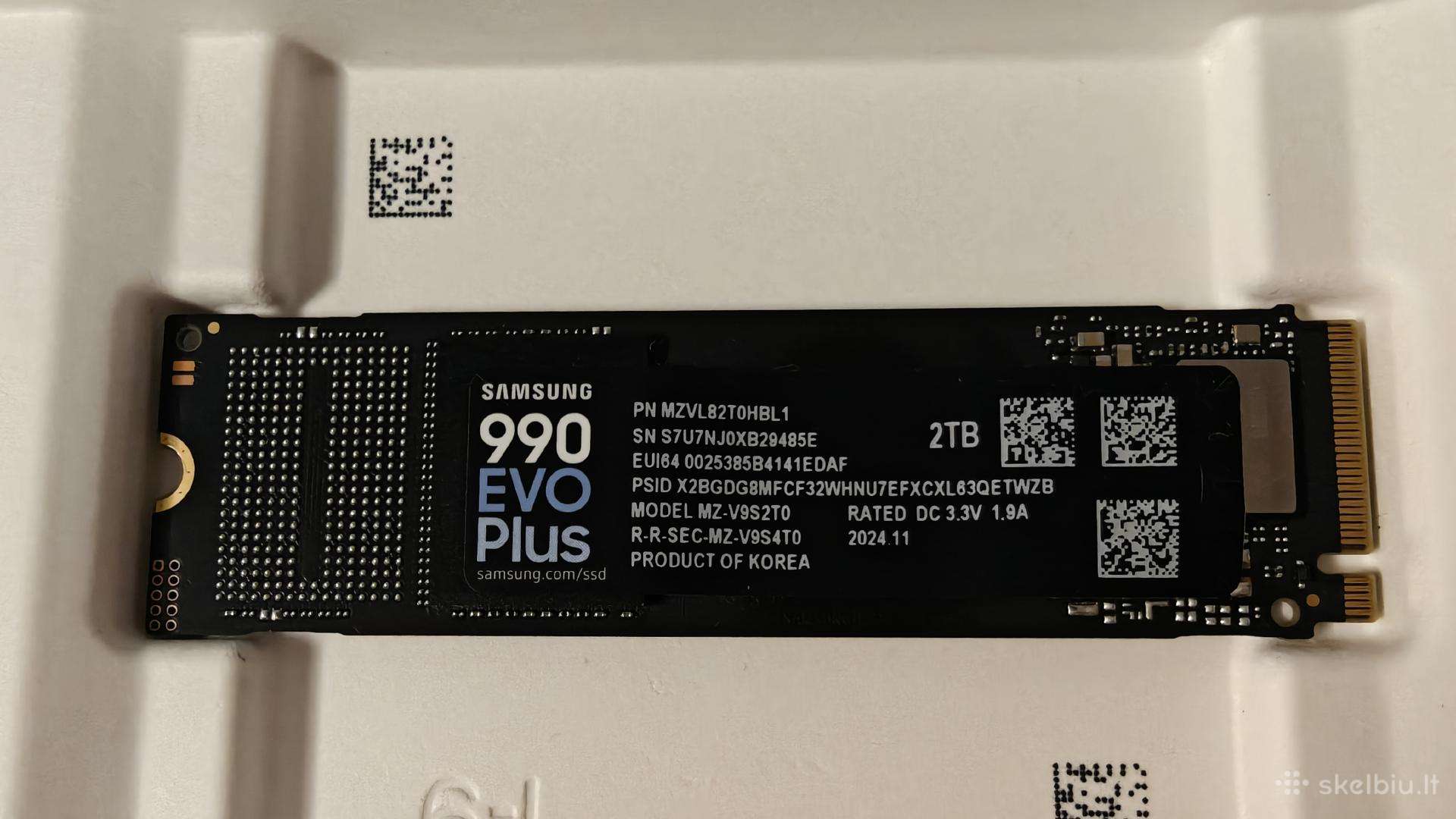 Samsung 990 EVO Plus 2tb Nvme M.2 SSD Pcie 4.0/5.0