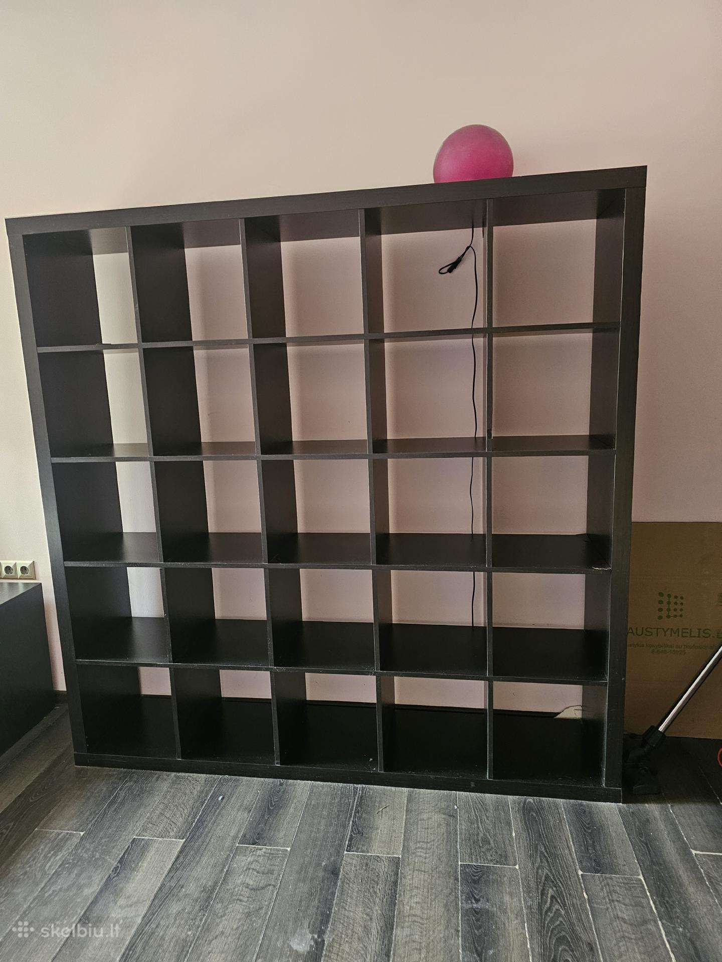 Lentyna Ikea Kallax 5x5 (185x185 cm, 25 skyriai)