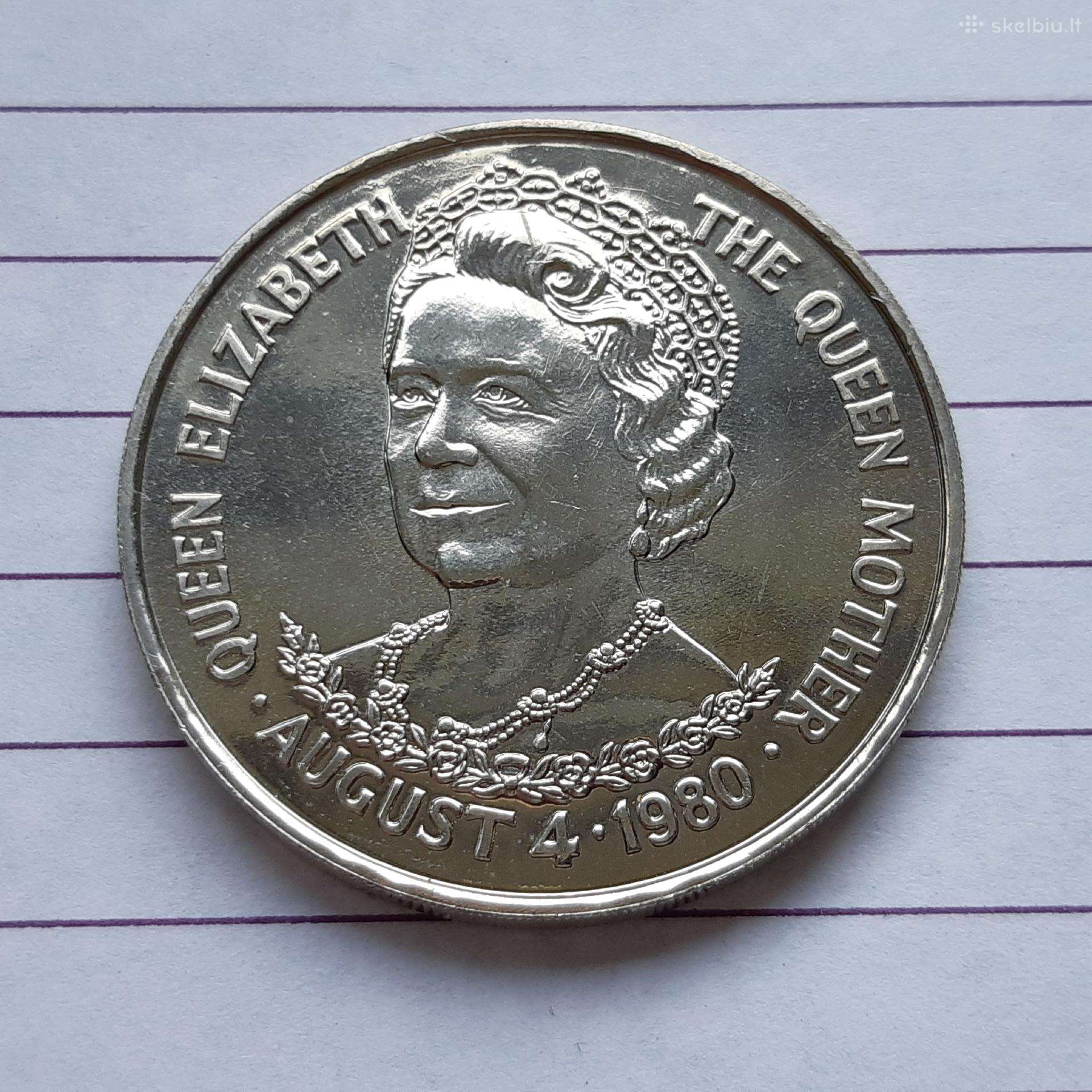 Tristanas da Kunja 25 pensai Karalienė 1980