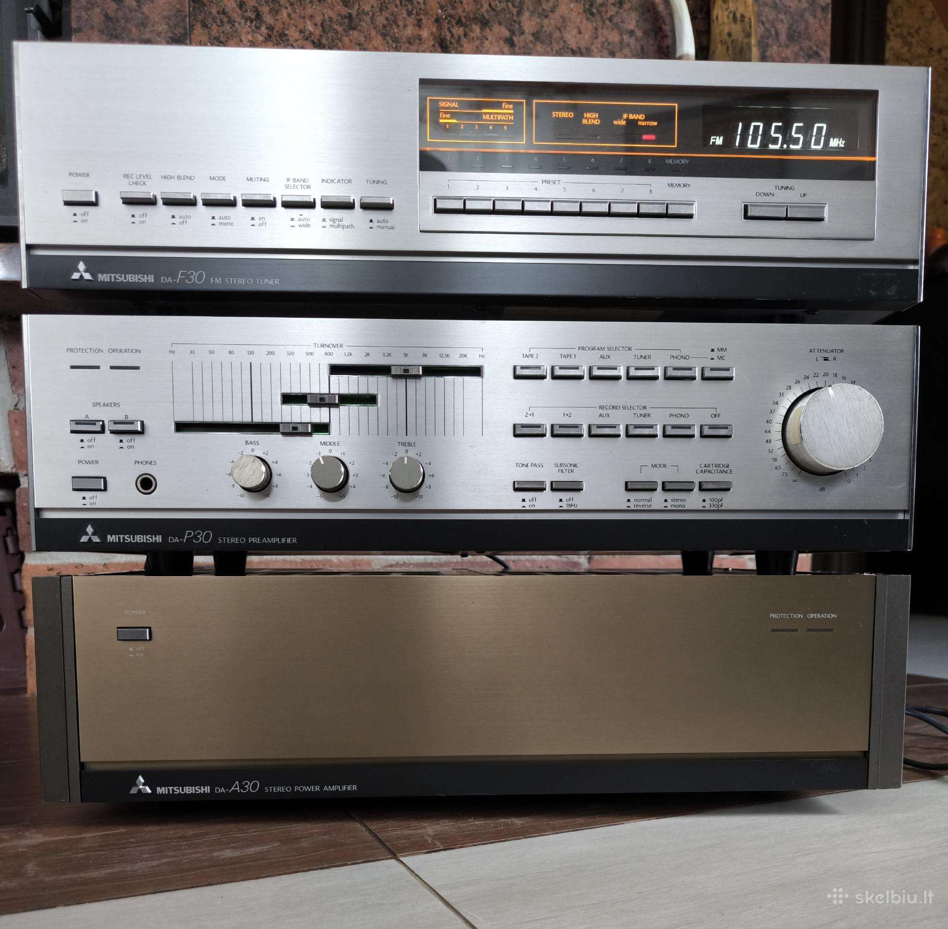 Mitsubishi Da-a30, Da-p30, Da-f30 komplektas