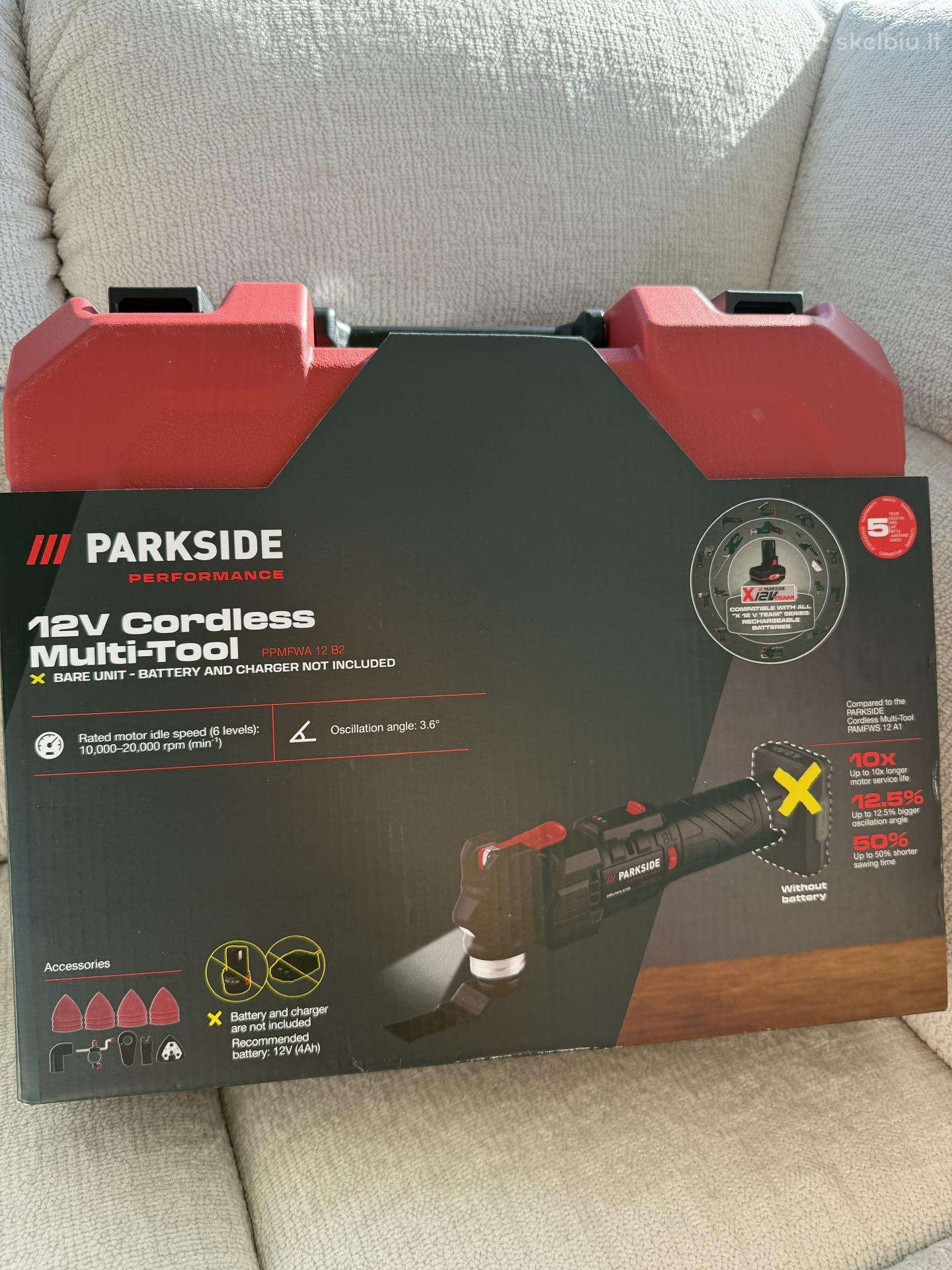Daugiafunkcis įrankis parkside 12v
