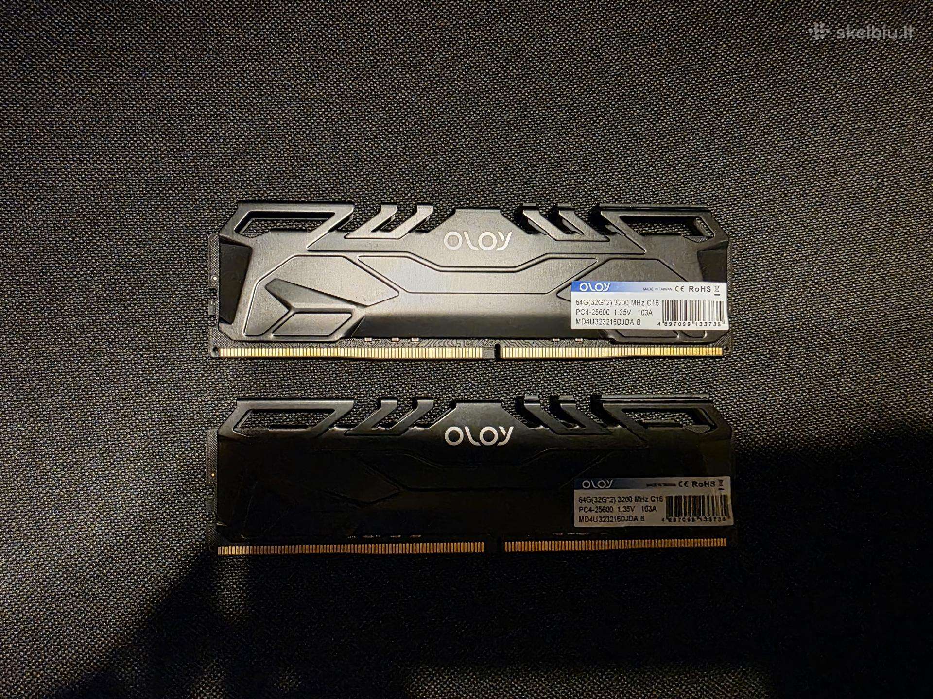 64 GB (2x32 GB) Ddr4 3200 MHz Cl16