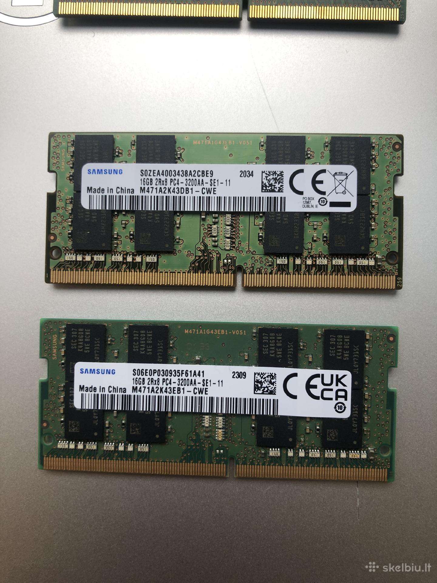 32gb ddr4 (16+16) 2666mhz/3200mhz