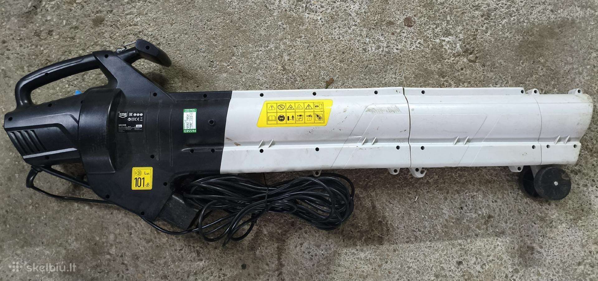 Elektrinis lapu pustuvas, siurblys
