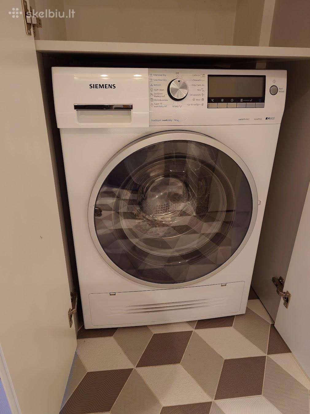 Siemens iq800 skalbyklė-džiovyklė