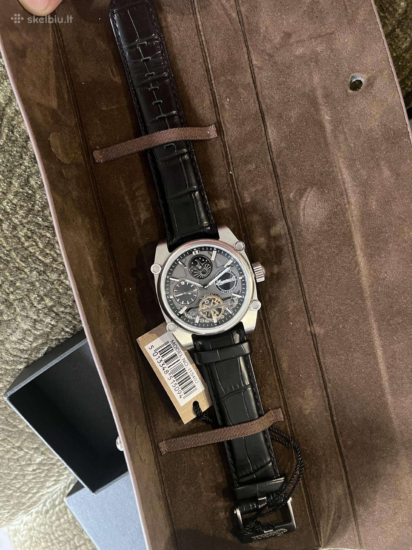 Naujas Ingersoll Moonphase 22jewels automatinis