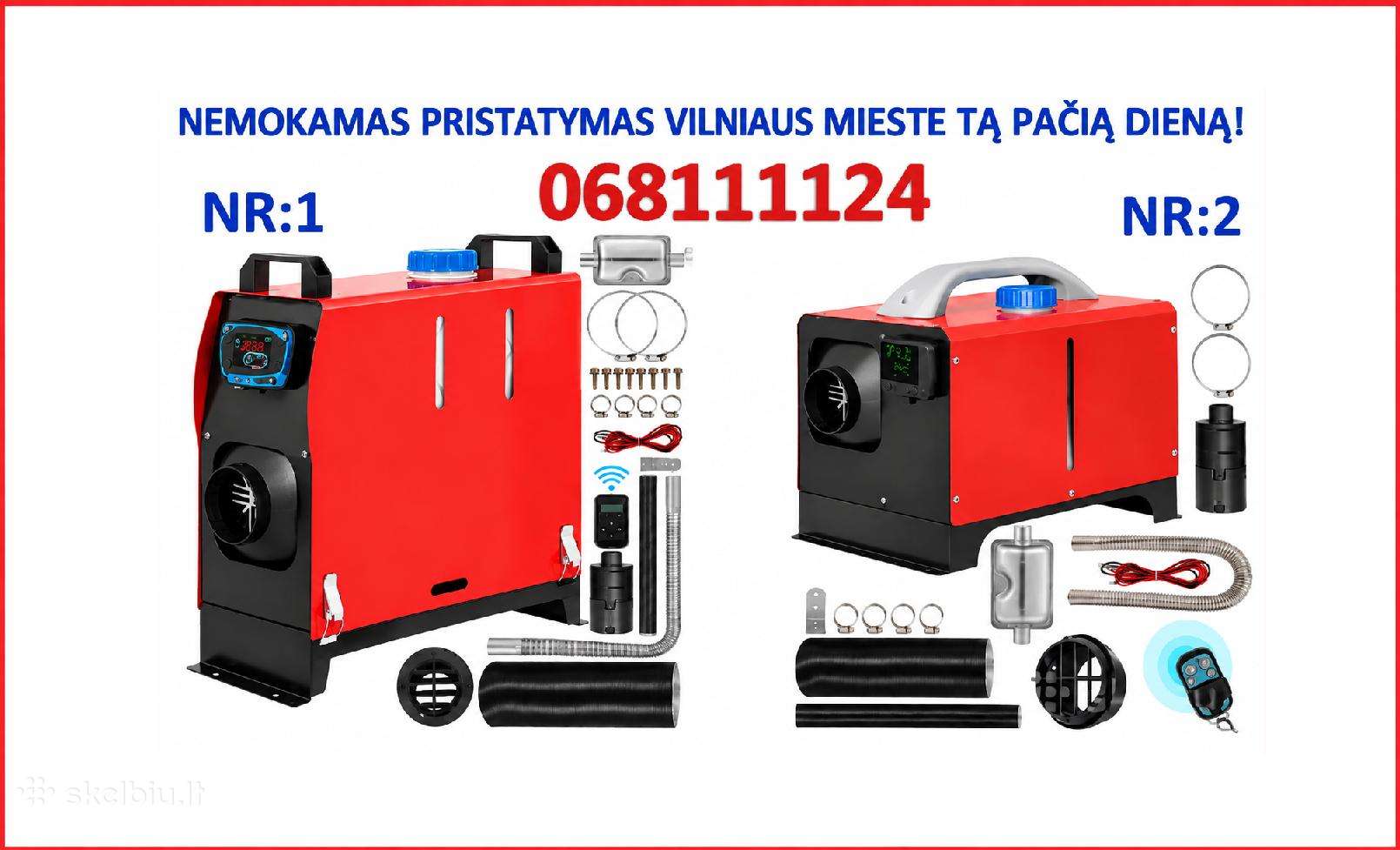 Kokybiški Vevor Dyzelinis šildytuvas 8kw