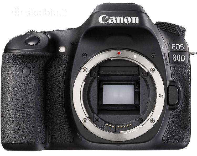 Canon EOS 80d + Du objektyvai