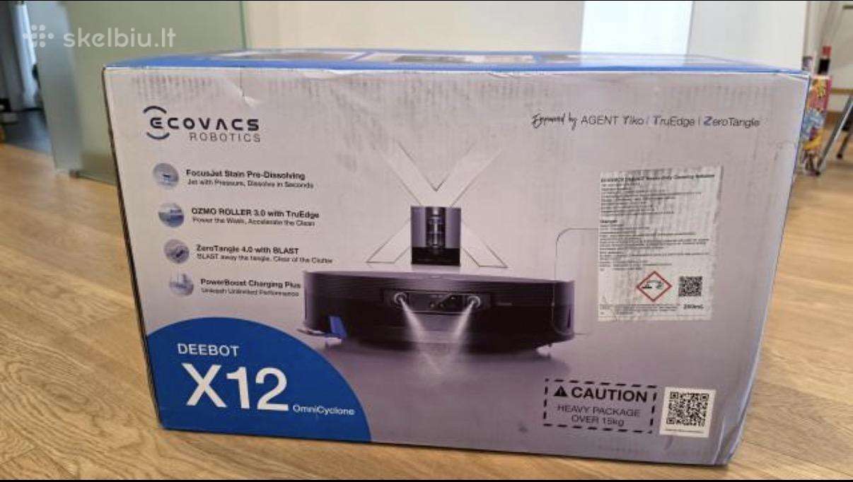 Ecovacs X12 Omnicyclone Robotas dulkių siurblys