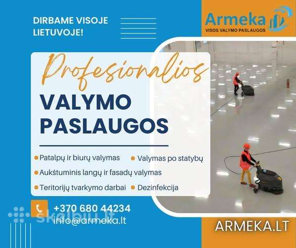 Valymo paslaugų kokybės vadybininkė (-as)