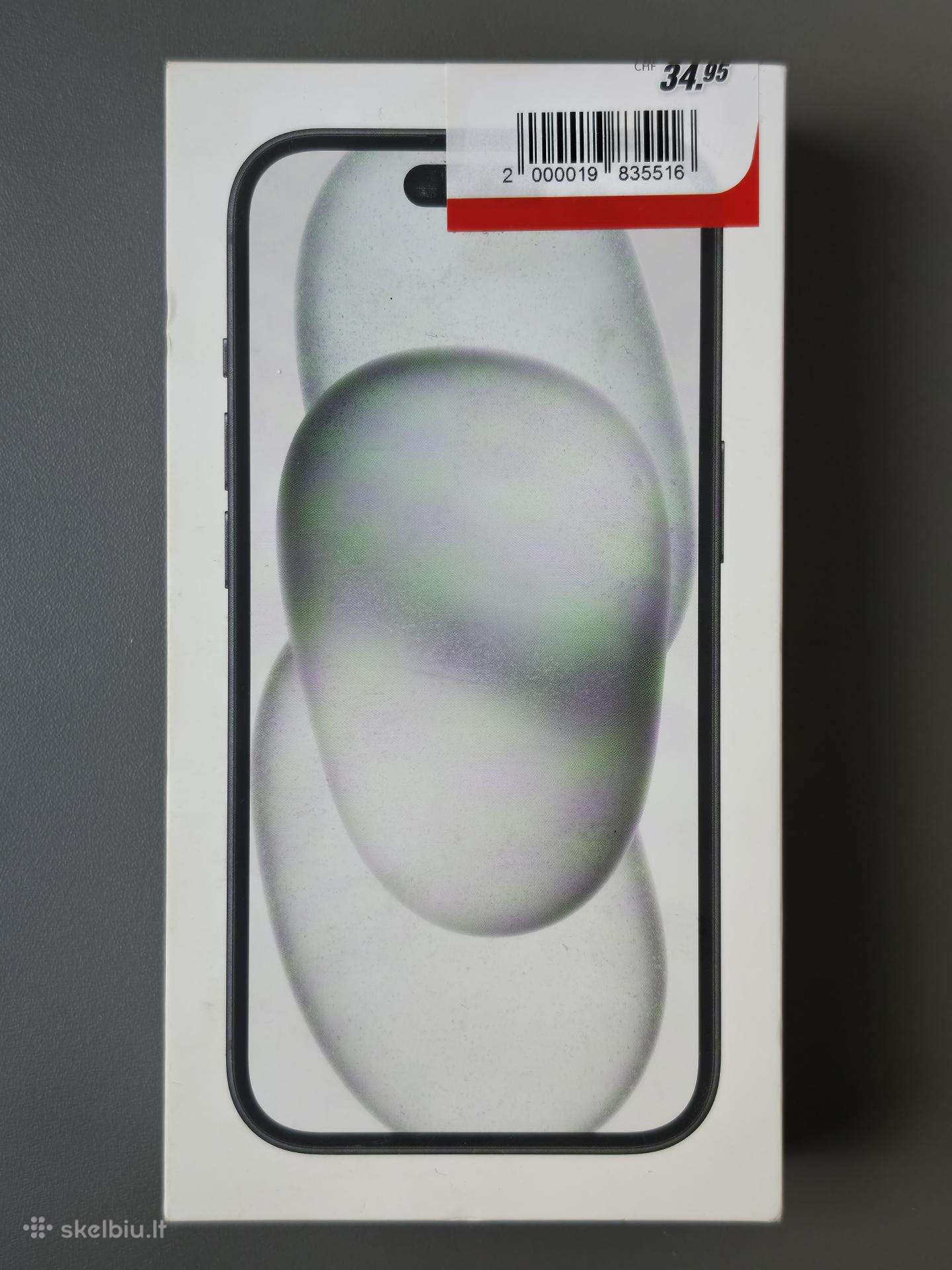 Naujas iPhone 15 128 GB – neatidaryta dėžutė