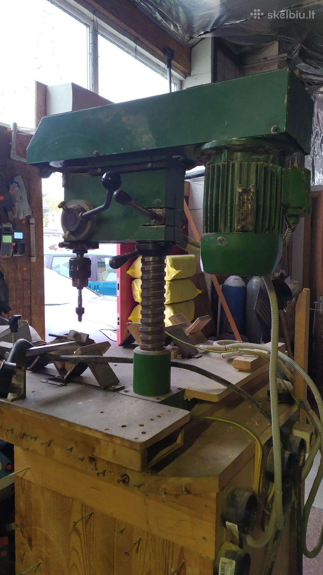 Tarybinės gręžimo staklės 2m112 (1.1kw,trifazis)
