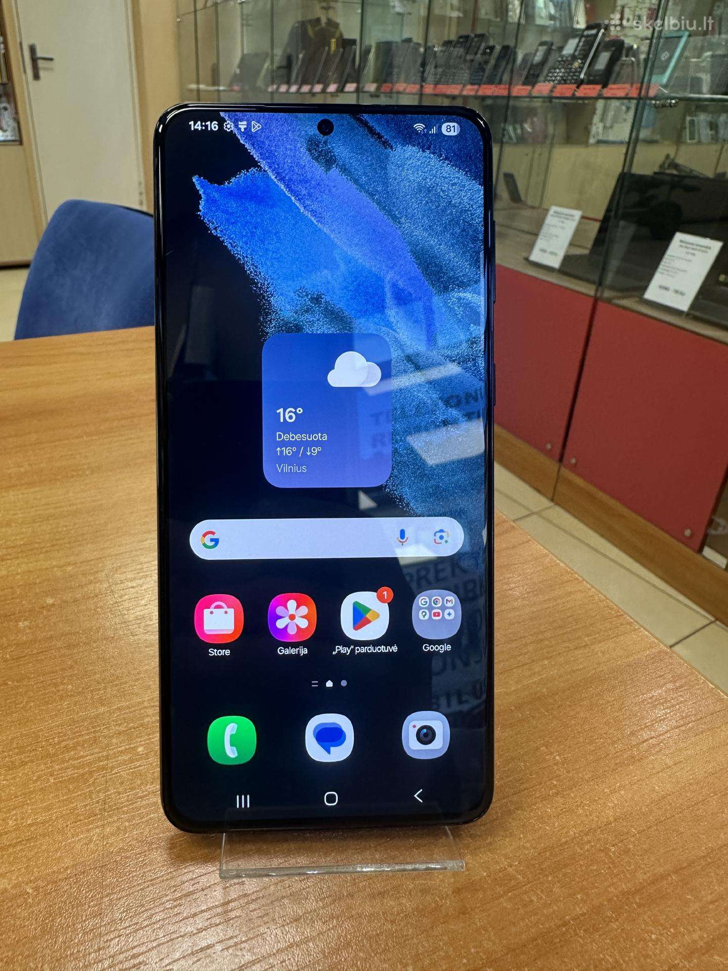 Samsung Galaxy S21 Plus 5G 256gb (naudotas)